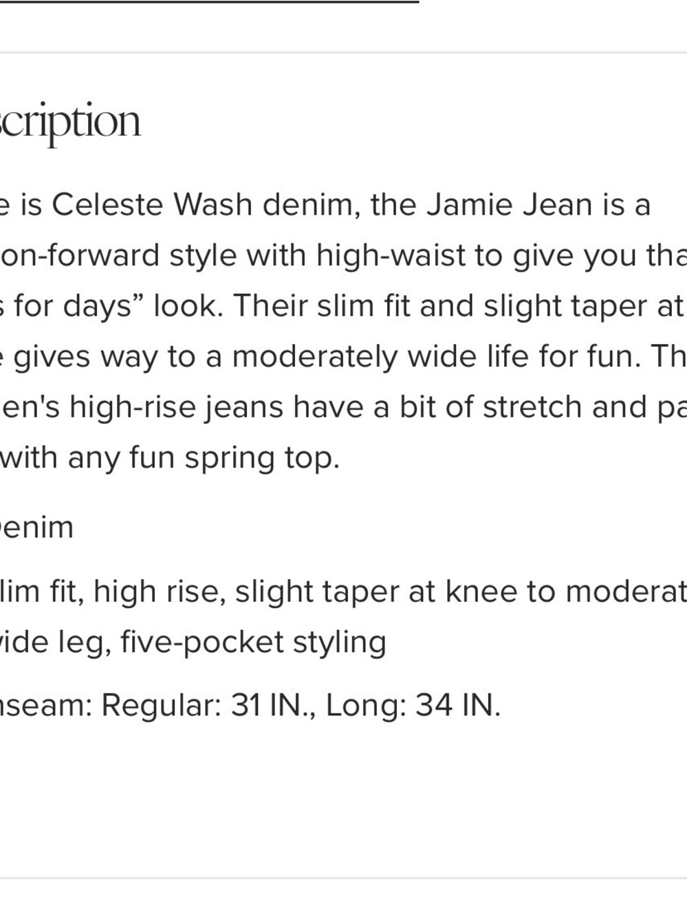 Cabi Jamie Jean - Picture 6 of 6